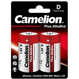 Батарейки Camelion D / LR20 Plus Alkaline (LR20-BP2) 2шт 1.5 V