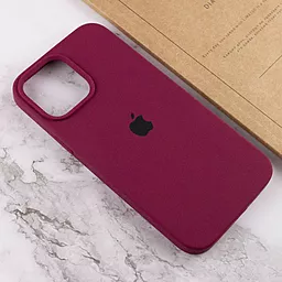 Чехол Silicone Case Full для Apple iPhone 15 Pro Maroon - миниатюра 5