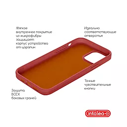 Чехол Intaleo SoftShell для Apple iPhone 12 mini Красный (1283126507052) - миниатюра 4