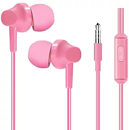 Навушники HeyDr H-97 Wired Earphones Pink