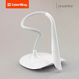 Настольная LED лампа ColorWay Portable & Flexible (CW-DL06FPB-W) - миниатюра 9