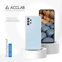 Чехол ACCLAB Shockproof для Samsung Galaxy A13 4G Transparent - миниатюра 4