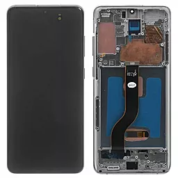 Дисплей Samsung Galaxy S20 G980, S20 5G G981 з тачскріном і рамкою, оригінал, Grey