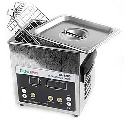 Ультразвуковая ванна Baku BK-1200 (1.6Л, 60Вт, 40кГц, подогрев 80°C, таймер 1-99мин., дегазация жидкости) - миниатюра 5