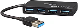 USB-A хаб Frime 4хUSB3.0 Hub Black (FH-30510)