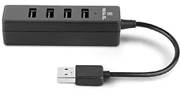 USB хаб REAL-EL HQ-154 (EL123110007) Black - миниатюра 4