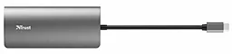 USB Type-C хаб Trust Dalyx 7-IN-1 USB-C Aluminium Grey - миниатюра 2