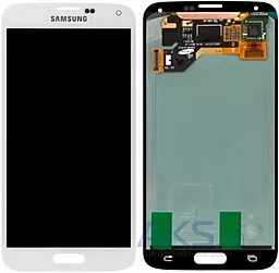 Дисплей Samsung Galaxy S5 G900 с тачскрином, (TFT), White