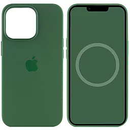Чехол Apple Silicone Case Full with MagSafe and SplashScreen для Apple iPhone 13 Pro Clover
