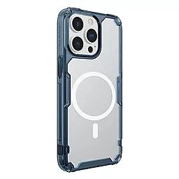 Чехол Nillkin TPU Nature Pro Magnetic для Apple iPhone 13 Pro (6.1")  Синий (прозрачный) - миниатюра 3