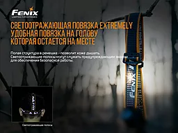 Комплект фонарь налобный Fenix HM61R и складной нож Ruike S22 чёрный - миниатюра 18