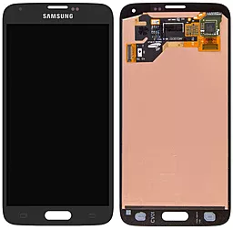 Дисплей Samsung Galaxy S5 G900 с тачскрином, оригинал, Black