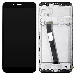 Дисплей Xiaomi Redmi 7A з тачскріном і рамкою, Black
