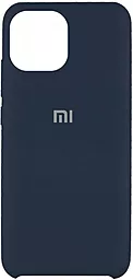 Чехол Epik Silicone Cover (AAA) Xiaomi Mi 11 Midnight Blue