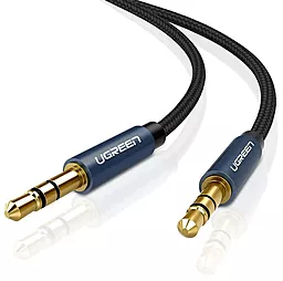 Аудио кабель Ugreen AV112 Gold Plated AUX mini Jack 3.5mm M/M Cable 2 м blue - миниатюра 2