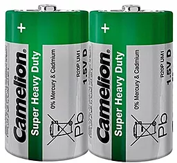 Батарейки Camelion D (R20) Super Heavy Duty 2шт. Green (C-10100220) 1.5 V