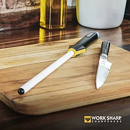 Керамічний мусат Work Sharp Ceramic Kitchen Honing Rod (WSKTNCHR-I) - мініатюра 2