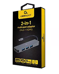 Мультипортовый USB Type-C хаб (концентратор) Cablexpert USB-C 2-in-1 (A-CM-COMBO2-01) - миниатюра 3