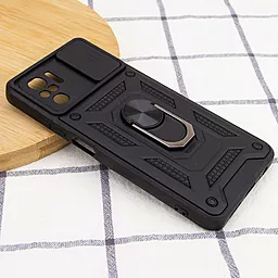 Ударопрочный чехол Camshield Serge Ring для Xiaomi Redmi Note 10 / Note 10s / Poco M5s / Black  - миниатюра 2