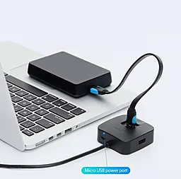Концентратор (USB хаб) Vention 4-Port USB 3.0, 0.5 m (CHBBD) - миниатюра 4