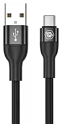 USB Кабель Powermax Silicat 3A USB Type-C Cable Black - мініатюра 2