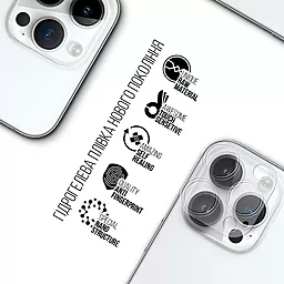 Защитная пленка ArmorStandart для камеры Apple iPhone 14 Pro Max (6 шт.) (ARM72554) - миниатюра 2