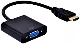 Відео перехідник (адаптер) STLab HDMI M - VGA F + Audio 3.5mm - 3.5mm Чорний (U-990) - мініатюра 2