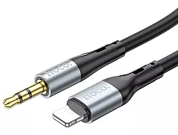 Аудио кабель Hoco UPA22 AUX mini Jack 3.5mm - Lightning M/M Cable 1 м black - миниатюра 4