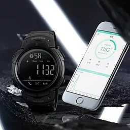 Часы наручные SKMEI 1301BK Smart Watch Black - миниатюра 4