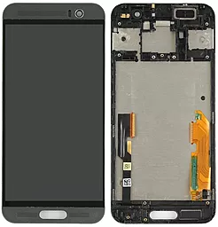 Дисплей HTC One M9 Plus с тачскрином и рамкой,  Grey