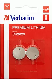 Батарейки Verbatim CR2025 2шт (49935) 3 V