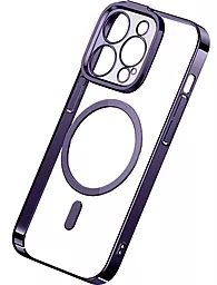 Чехол Baseus Glitter Series Magnetic Case +Glass 0.22mm для Apple iPhone 14 Pro Purple (ARMC010805) - миниатюра 3