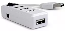 USB-A хаб Gembird 4хUSB2.0 USB2.0 (UHB-U2P4-21) White