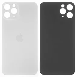 Задняя крышка корпуса Apple iPhone 11 Pro (small hole) Silver - миниатюра 2