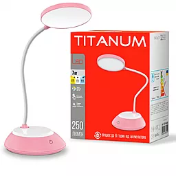 Настольная лампа TITANUM TLTF-022P 7W 3000-6500K USB Gray - миниатюра 2