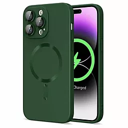 Чехол Cosmic Frame MagSafe Color для Apple iPhone 14 Forest Green