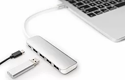 USB Type-C хаб Digitus Multi HUB White (DA-70242-1) - миниатюра 3