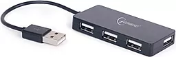 USB-A хаб Gembird UHB-U2P4-03 USB — 4xUSB 2.0 Black