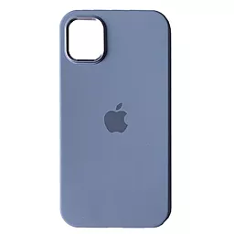 Чохол Epik Silicone Case Metal Frame для Apple iPhone 12 Pro Max Lavender grey