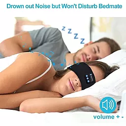 Аудио повязка Wireless Bluetooth Headset Sport Sleep Headband 5.0 - миниатюра 6