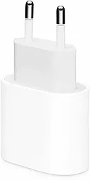Мережевий зарядний пристрій з швидкою зарядкою Apple 25W USB-C Power Adapter + USB-C to Lightning cable HQ Copy white - мініатюра 4