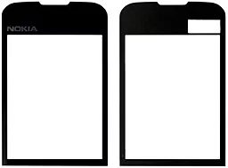 Корпусное стекло дисплея Nokia 5000 (пластик) Black