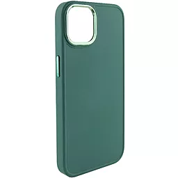 Чехол Epik TPU Bonbon Metal Style для Apple iPhone 12 Pro Max Army Green
