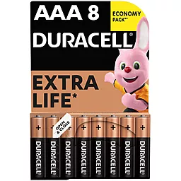 Батарейки Duracell AAА (LR03) MN2400 8шт (81480364)