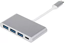 Мультипортовий Type-C хаб Atcom 3 USB 3.0+USB-C (12808)