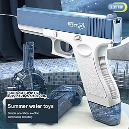 Водяний пістолет Glock Electric Water Storage Gun Pistol Shooting Toy - мініатюра 6