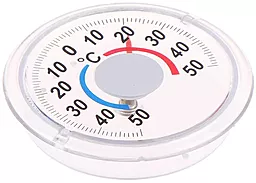 Термометр EasyLife оконный биметаллический круглый на липучках - миниатюра 2