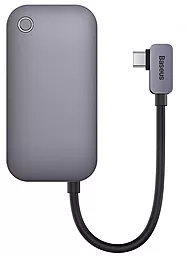 Мультипортовый USB Type-C хаб Baseus PadJoy 4-in-1 Hub gray (WKWJ000013)