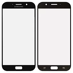 Корпусное стекло дисплея Samsung Galaxy A7 A720F 2017 Black