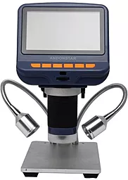 Микроскоп Andonstar AD106S, USB/с дисплеем, 2,0 Мп, верхняя подсветка, плавная регулировка кратности, до 220Х - миниатюра 3